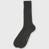 Outlet Sid Mashburn Trouser Dress Socks Heather Grey Extra Fine Merino