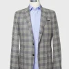 Best Sale Sid Mashburn Virgil No. 4 Jacket Grey/Oat/Brown Plaid Hopsack