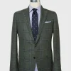 Flash Sale Sid Mashburn Virgil No. 2 Jacket Forest/Navy/Blue Plaid Hopsack