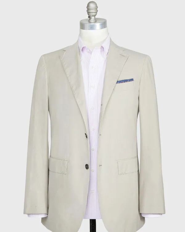 Flash Sale Sid Mashburn Virgil No. 3 Suit Stone Poplin