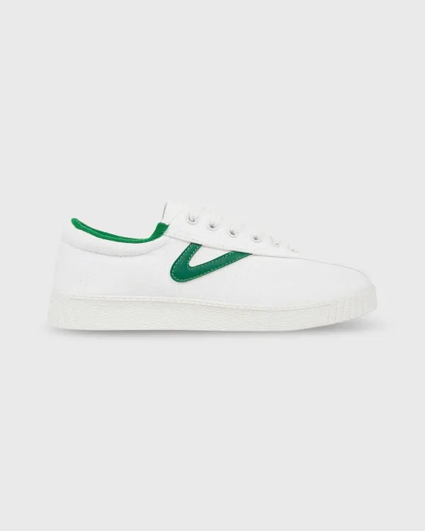 Discount Tretorn Women's Nylite Canvas Sneaker White/Green