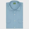 Clearance Sid Mashburn Work Shirt Seaglass Poplin