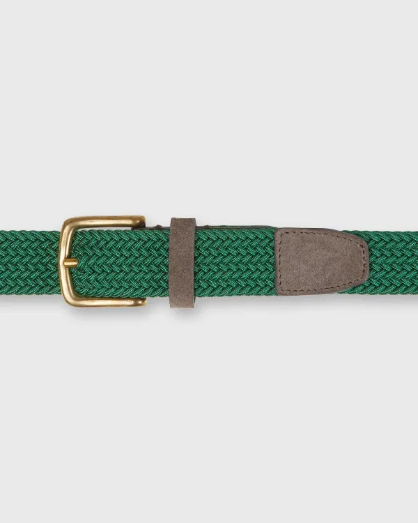 Discount Sid Mashburn 1.25" Woven Elastic Belt Green