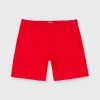 Cheap Sid Mashburn Zip-Front Mid-Length Swim Short Red Nylon